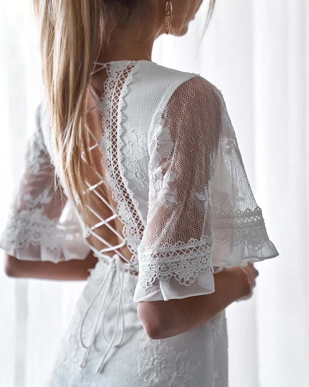 Jennie Dress - White-FINAL SALE - Image 2