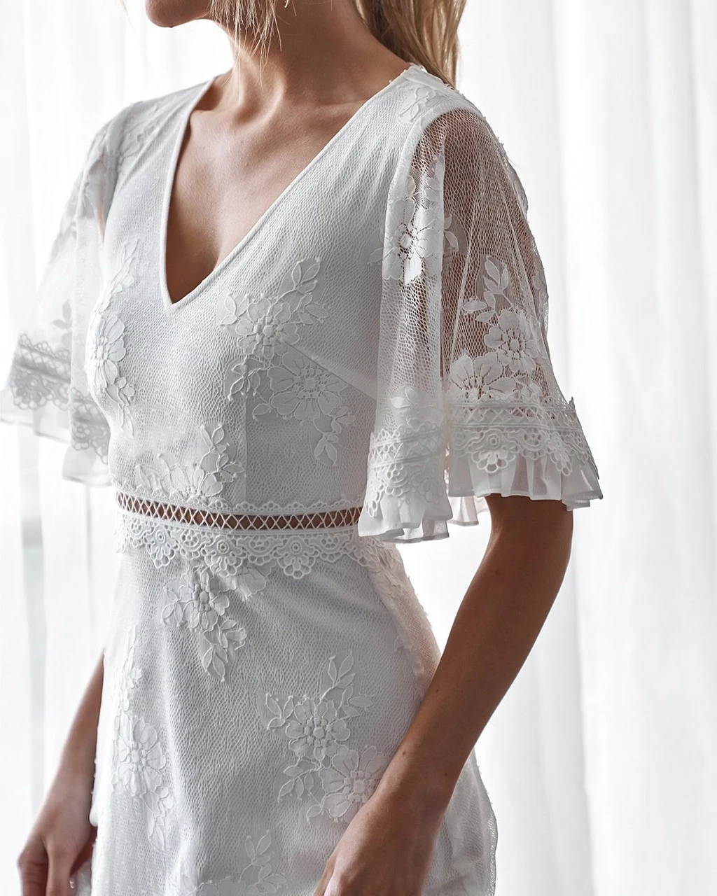 Jennie Dress - White-FINAL SALE - Image 5