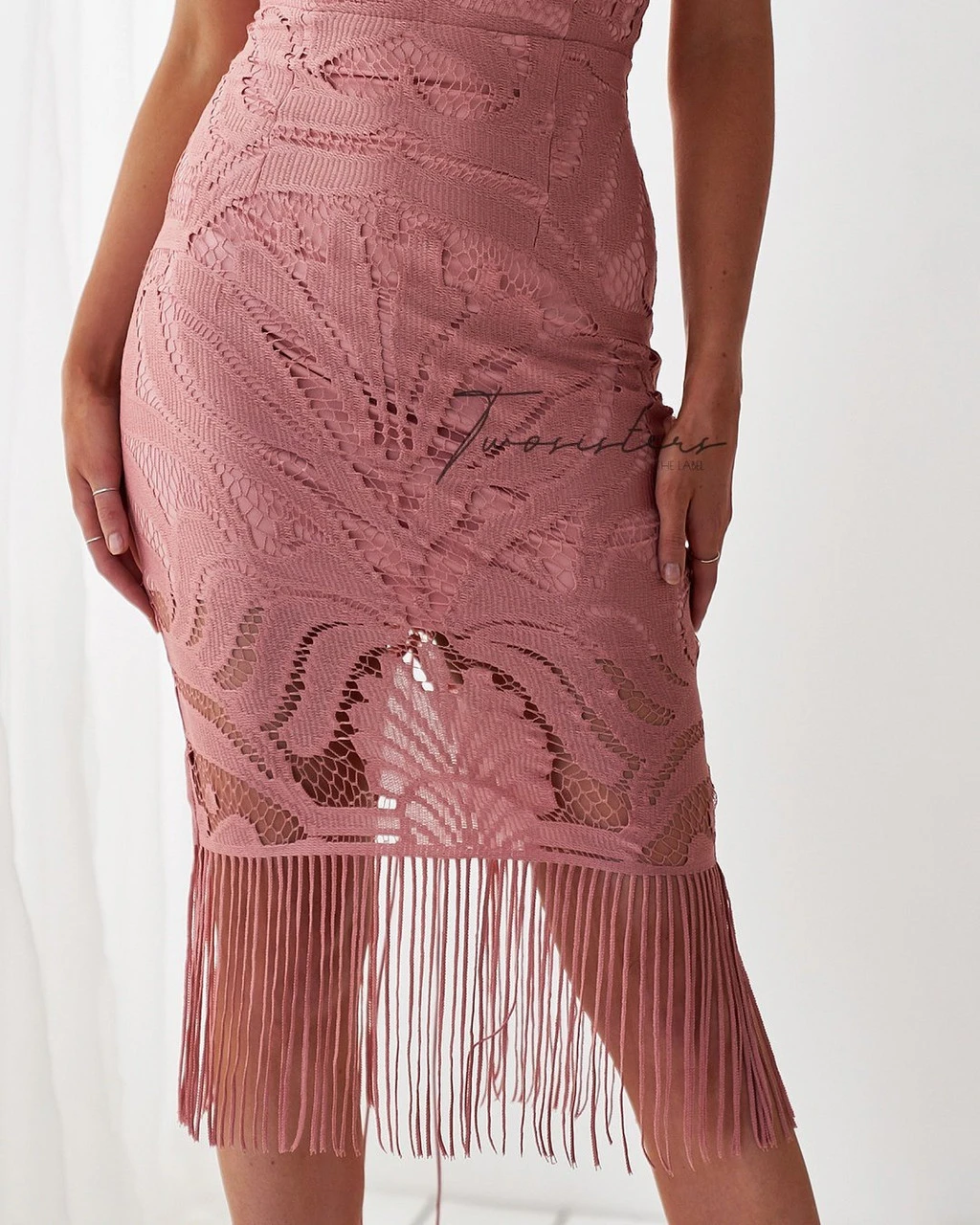 Khaleesi Dress - DUSTY PINK - Image 7