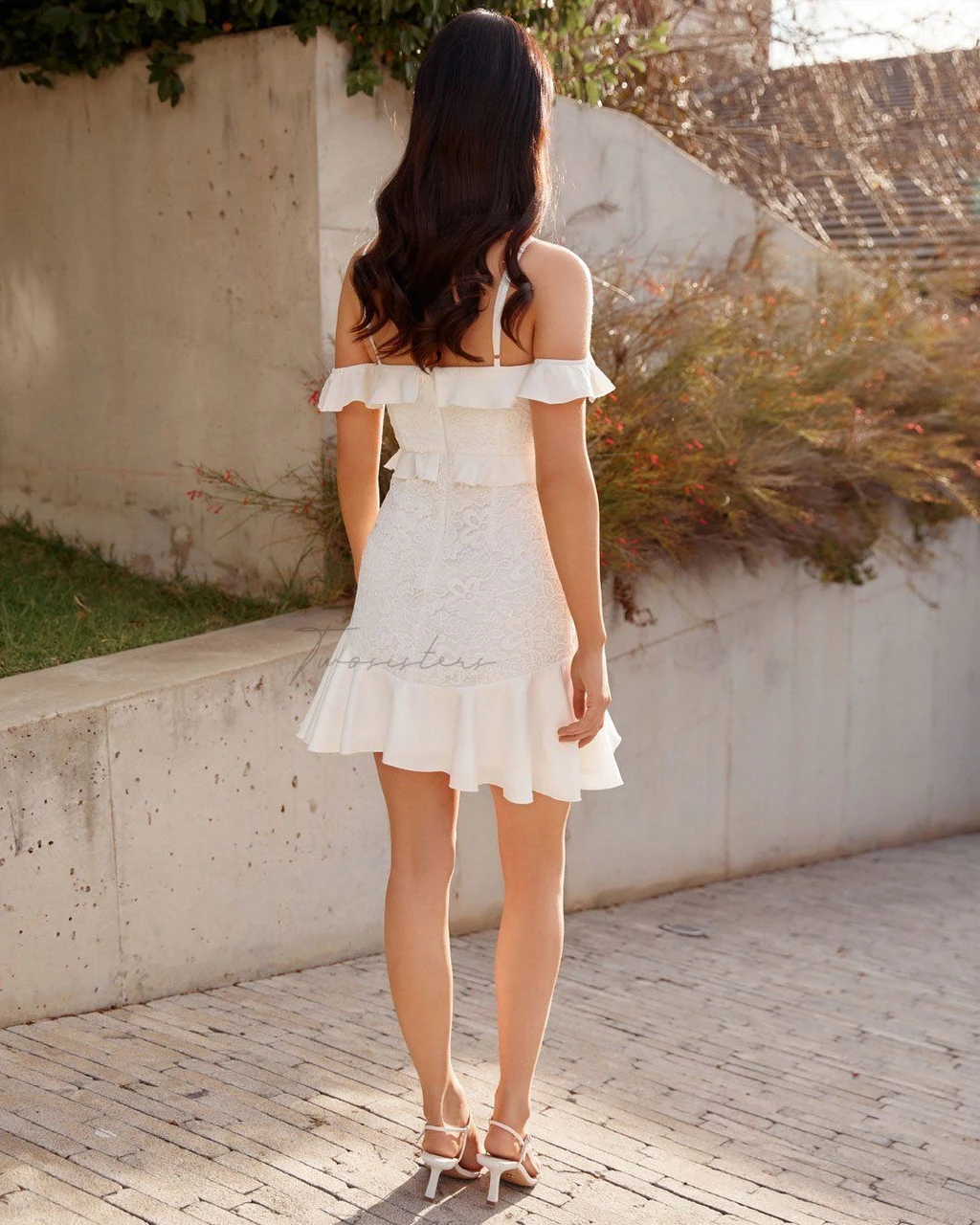 Size Small, Lizzie Dress - White - FINAL SALE - Image 2