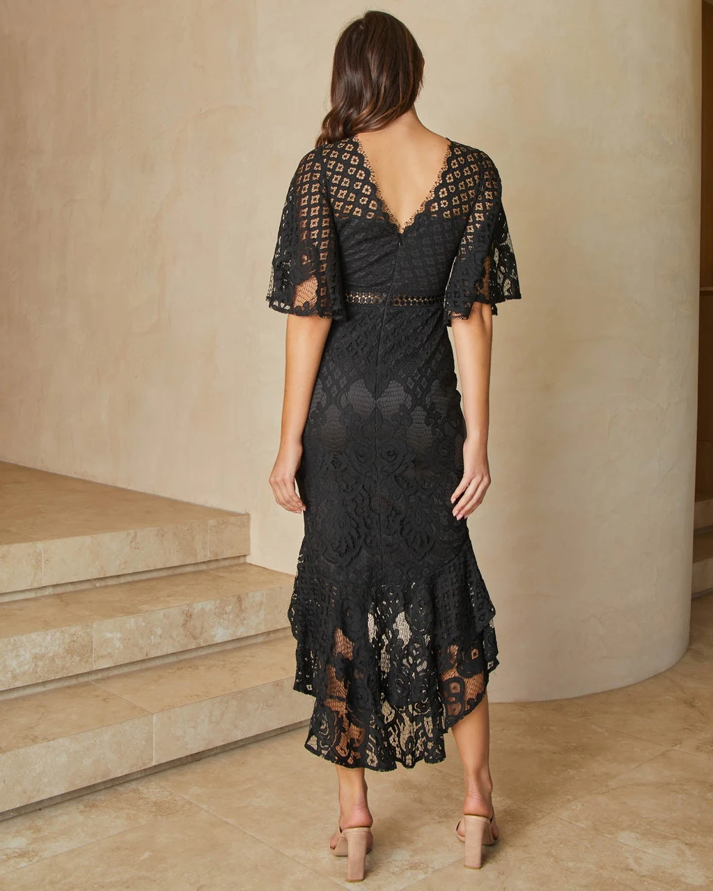 Reyna Dress - Black - Image 2