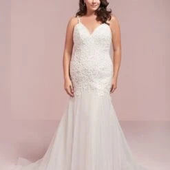 Christina Wu 29351 Trumpet Silhouette Plus Size Wedding Dress