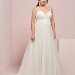 Christina Wu 29358 Halter Strap Plus Size Bridal Dress