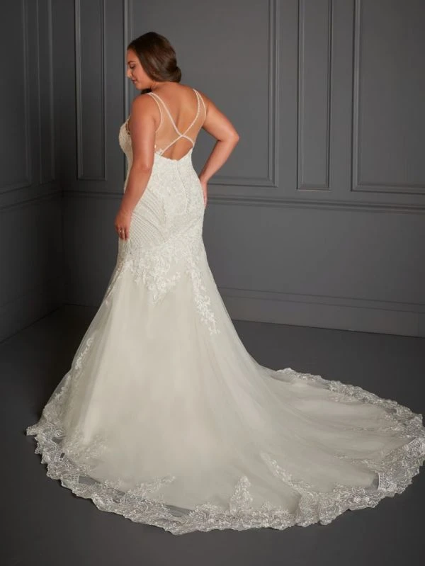 Christina Wu 29375 Cutout Back Plus Size Wedding Dress - Image 2