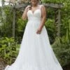 Christina Wu 29403 Scoop Back Sweetheart Neck Plus Size Bridal Dress