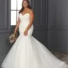 Christina Wu 29412 Illusion Back Trumpet-Style Plus Size Wedding Dress