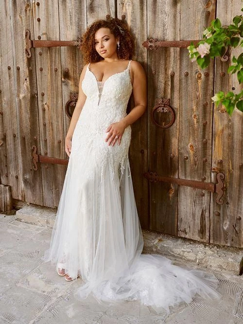 Christina Wu 29451 Ivory/Ivory Plus Size Wedding Dress - Image 5