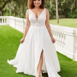 Christina Wu 29453 Ivory Plus Size Wedding Dress