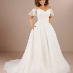 Christina Wu 29455 Ivory/Ivory Plus Size Wedding Dress