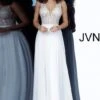 Jovani JVN00944 Plunging Neckline Chiffon Dress