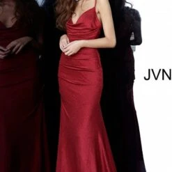 Jovani JVN00967 Cowl Neckline Dress