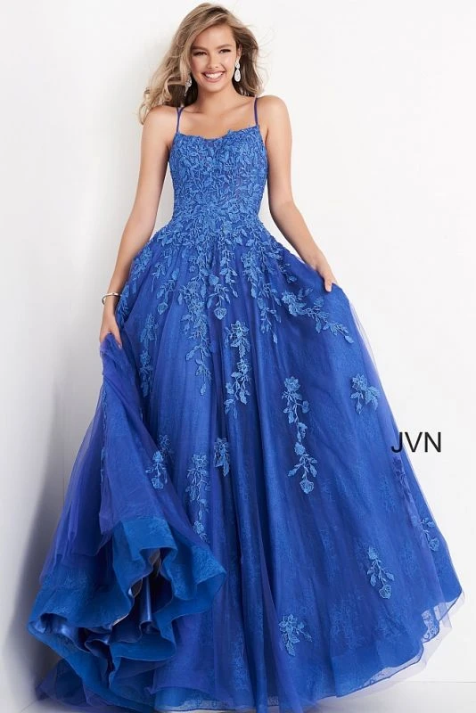 Jovani JVN06644 Embroidered A-line Dress