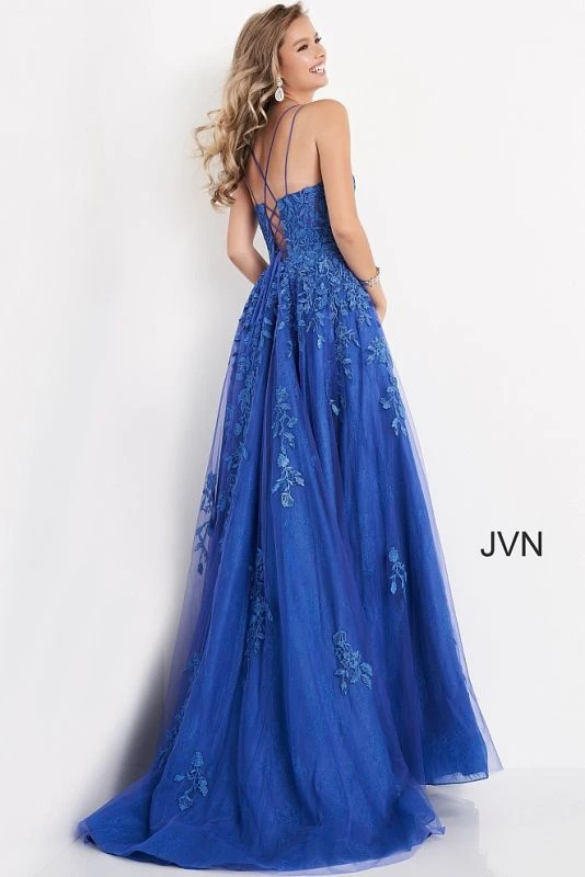 Jovani JVN06644 Embroidered A-line Dress - Image 2