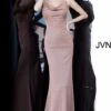 Jovani JVN2375 Cowl Neckline Fitted Dress