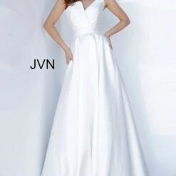 Jovani JVN3930 Asymmetric Neckline Dress