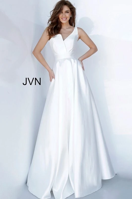 Jovani JVN3930 Asymmetric Neckline Dress