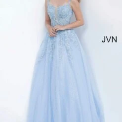Jovani JVN4271 Two Strap Glitter Dress