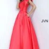 Jovani JVN4355 One Shoulder Pleated Skirt Dress