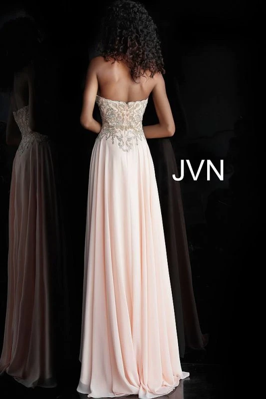 Jovani JVN63749 Strapless A-line Formal Dress - Image 4