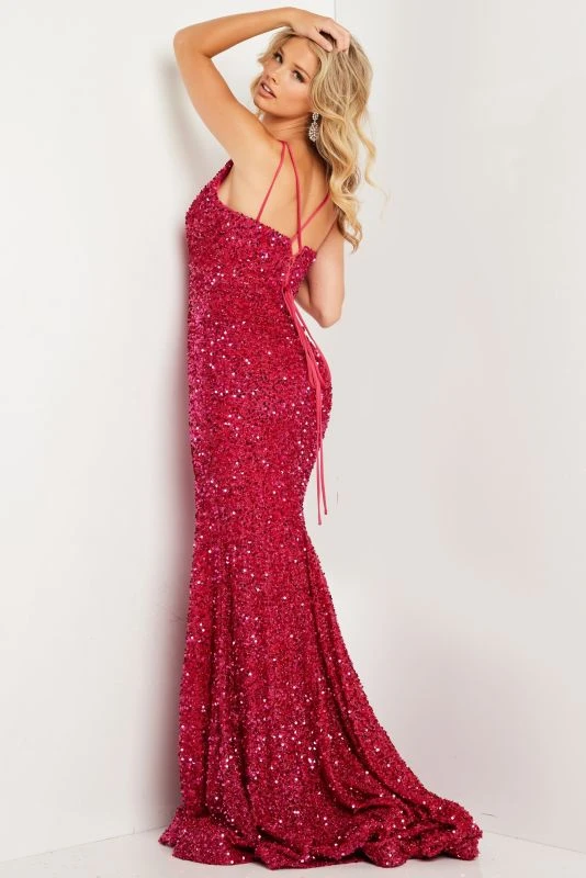 Jovani JVN36437 Strappy Back Sequin Dress - Image 2
