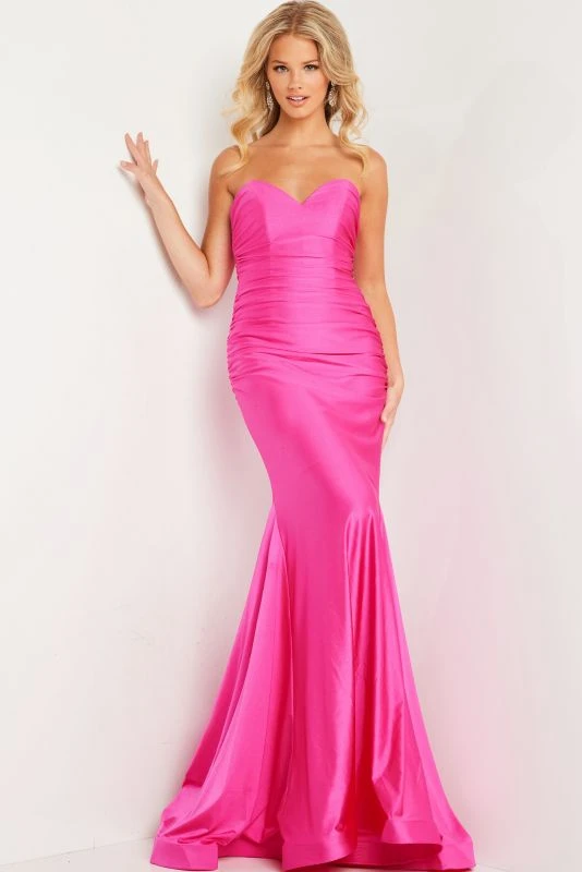 Jovani JVN37006 Low Back Strapless Sweetheart Dress