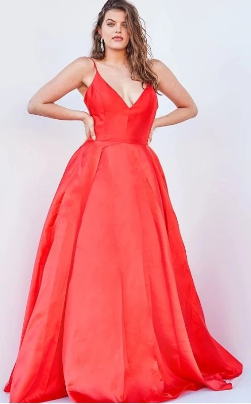 Jovani JVN66673 Lace-Up Back Long Party Dress - Image 11