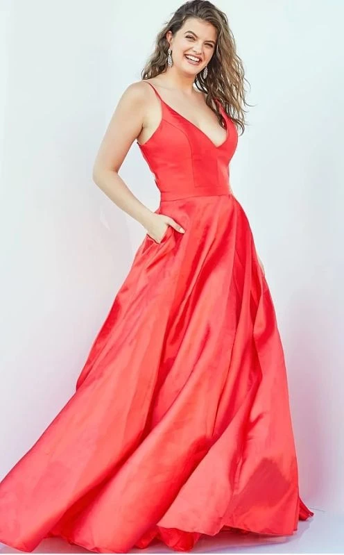 Jovani JVN66673 Lace-Up Back Long Party Dress - Image 12