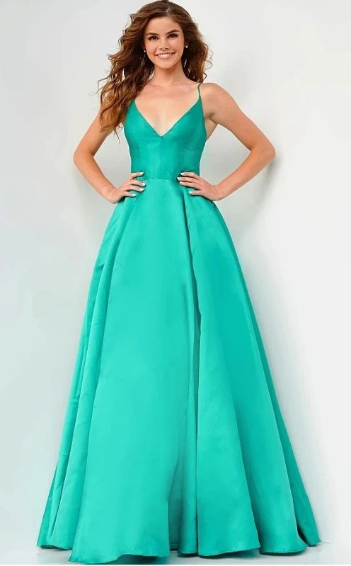 Jovani JVN66673 Lace-Up Back Long Party Dress - Image 16