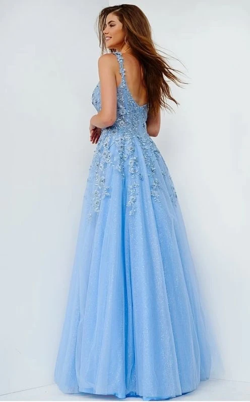 Jovani JVN4271 Two Strap Glitter Dress - Image 3