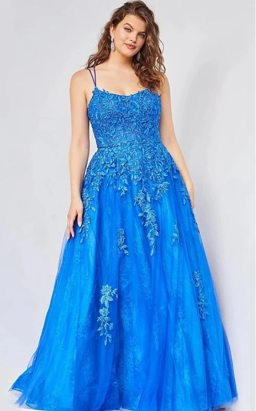 Jovani JVN06644 Embroidered A-line Dress - Image 3