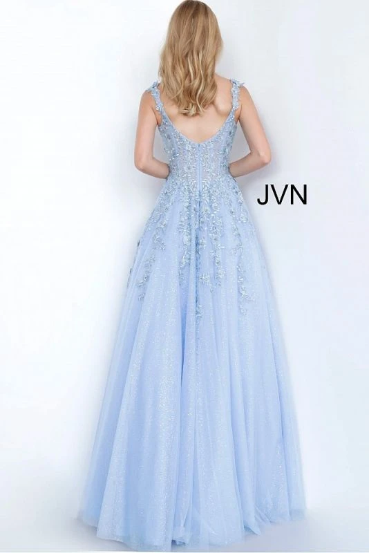 Jovani JVN4271 Two Strap Glitter Dress - Image 2