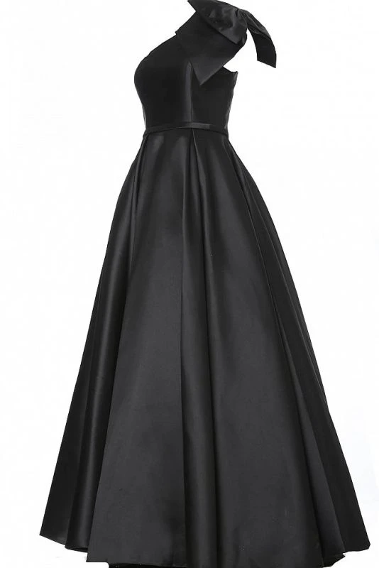 Jovani JVN4355 One Shoulder Pleated Skirt Dress - Image 5