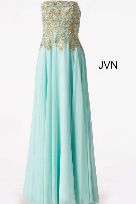 Jovani JVN63749 Strapless A-line Formal Dress - Image 6