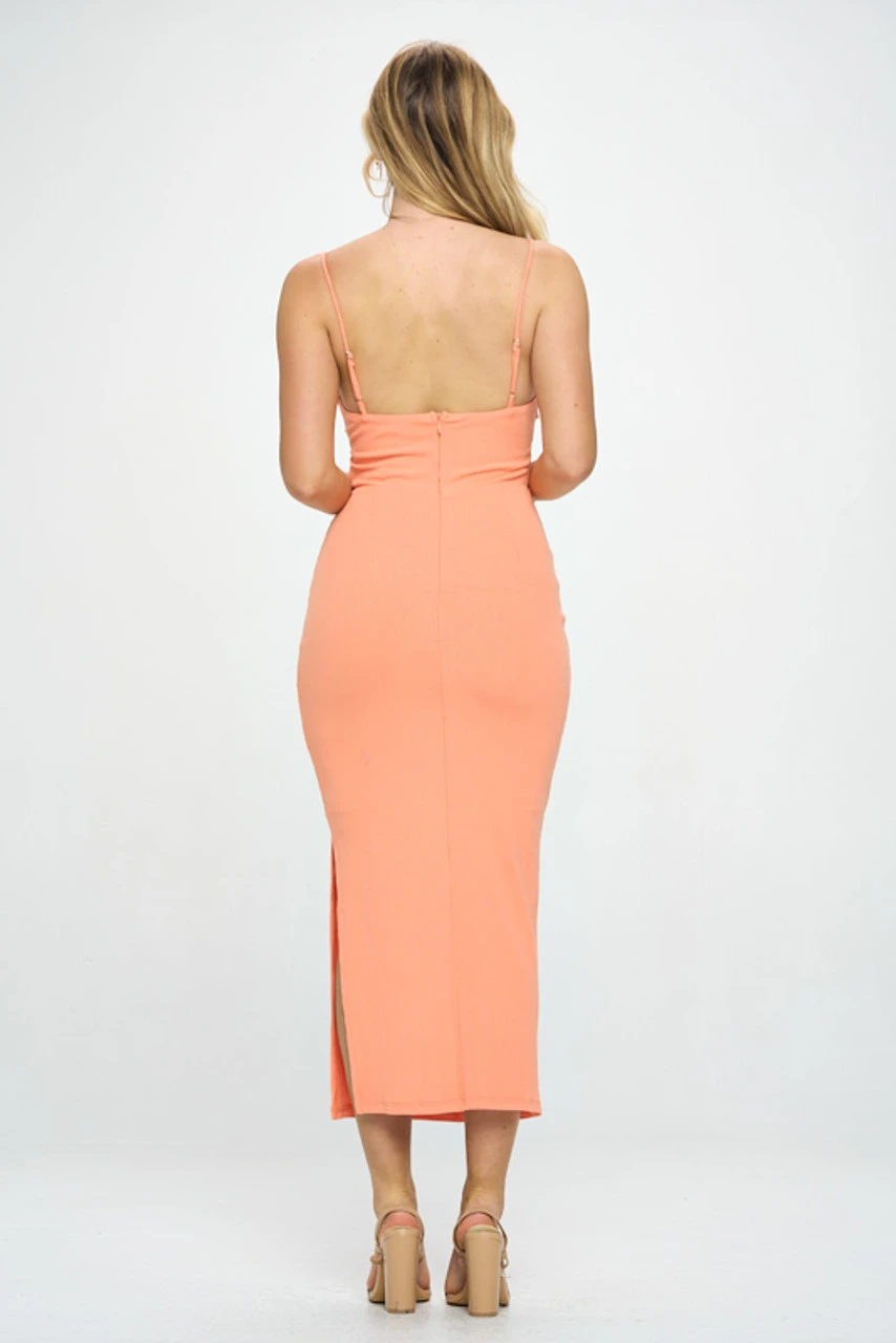 Krissy Midi Dress - Apricot - Image 2