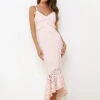 Leanne Midi Dress - BLUSH
