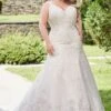 Martin Thornburg 120235W Jocelyn Lace Back Plus Size Wedding Dress