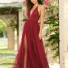 Sydney Maxi Dress - Wine