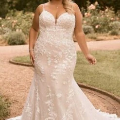 Sophia Tolli Y22171HB Valentina Scoop Back Plus Size Wedding Dress