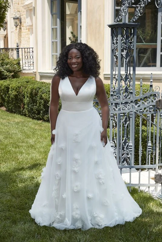 Mori Lee 3411 Neve Plus Size Wedding Dress