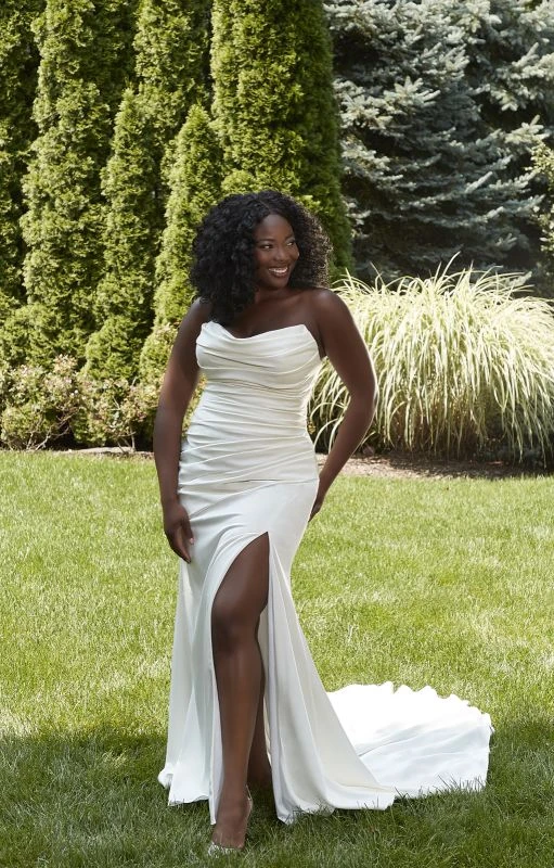 Mori Lee 3412 Nicky Plus Size Wedding Dress - Image 3