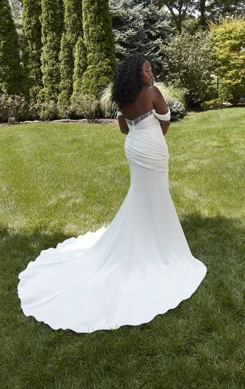 Mori Lee 3412 Nicky Plus Size Wedding Dress - Image 4