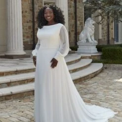 Mori Lee 3413 Nellie Plus Size Wedding Dress