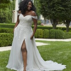 Mori Lee 3420 Naveena Plus Size Wedding Dress