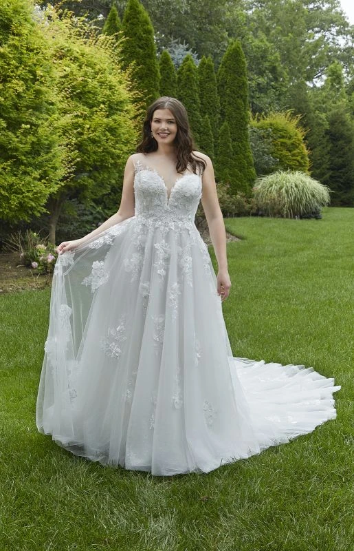 Mori Lee 3421 Natalia Plus Size Wedding Dress