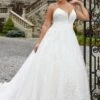 Mori Lee 2125W Suki Spaghetti Strap Bridal Dress