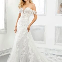 Mori Lee 2307W Blossom Sweetheart Neckline Plus Size Wedding Dress