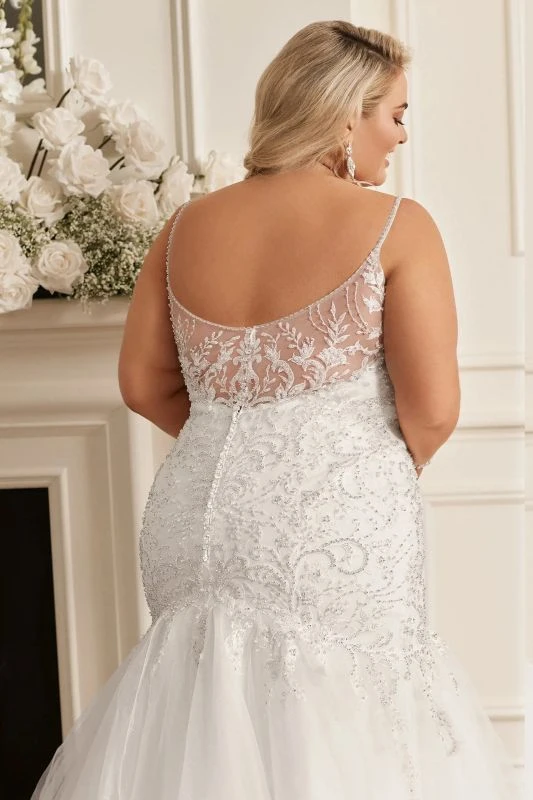 Sophia Tolli ST2223HB Carina Illusion Back Plunging Neck Wedding Dress - Image 2