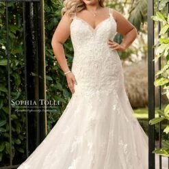 Sophia Tolli Y11957BLS Marley Grace V-Back Plus Size Wedding Dress