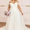 Sophia Tolli Y12028LS Esther Off The Shoulder Plus Size Bridal Dress