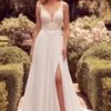 Sophia Tolli Y22178HB Luella Slit Skirt Plus Size Bridal Dress